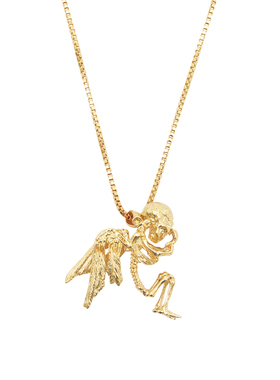 Mouhooland小恶魔银项链情侣吊坠