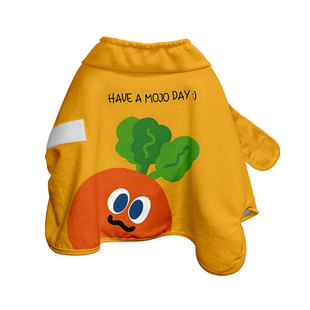 NASA联名魔力胡萝卜卜家族宠物浴袍狗狗猫咪洗澡衣服吸水速干浴巾