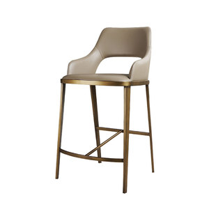 吧台椅子高脚凳子现代简约家用欧式美式轻奢中岛台倒台椅子高7106