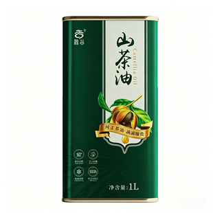 滁谷山茶油1L罐装物理压榨一级茶籽油冷吃热炒家用植物食用油
