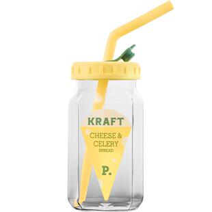 GOING HOME硅胶吸管高硼硅玻璃夏日水杯高颜值女生大容量透明杯子