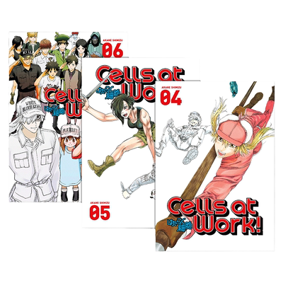 Cells At Work 工作细胞4-6册 英文原版