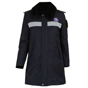 急救服120急诊科工作服值班出诊医生羽绒公共卫生冬季中长款棉服