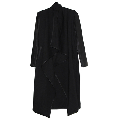 欧美女装外套大码春秋风衣中长款