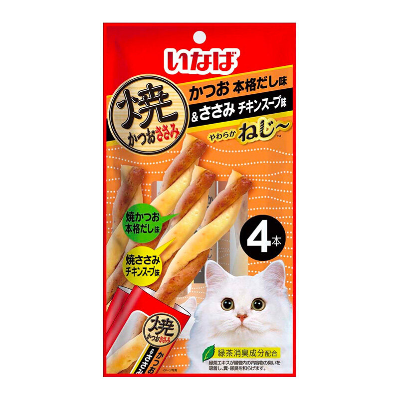 鲜肉麻花宠物猫饼干伊纳宝