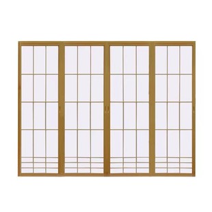 日式推拉门格子门定制卧室格栅榻榻米移门隔断樟子木门实木和室门