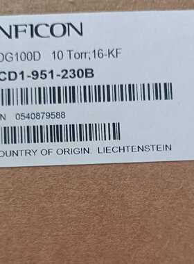 议价INFICON英福康CDG100D真空计10Torr，型号3CD1-951-230B，议