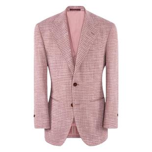 【经典千鸟格 舒适透气】CULTUM意式春夏半里休闲西装西服外套男