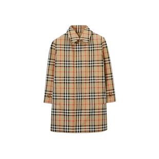 【24期免息】BURBERRY儿童 双面格纹嘎巴甸轻便大衣 80961921