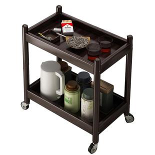 美容院小推车可移动实木置物架理发店美容美发专用工具车收纳架子