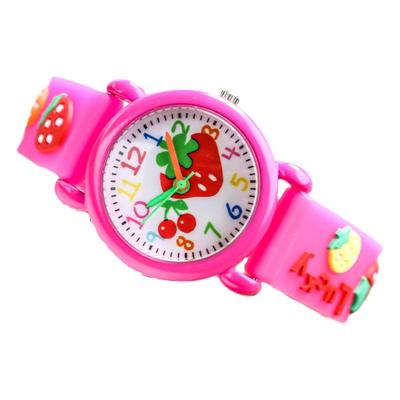 儿童卡通草莓防水电子表