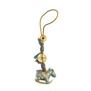 多巴胺精致手机链摇摇木马挂件创意可爱U盘挂饰送女友闺蜜礼物女