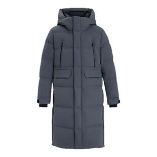 雪伦羽绒服冬季工装长款男女同款加厚鹅绒