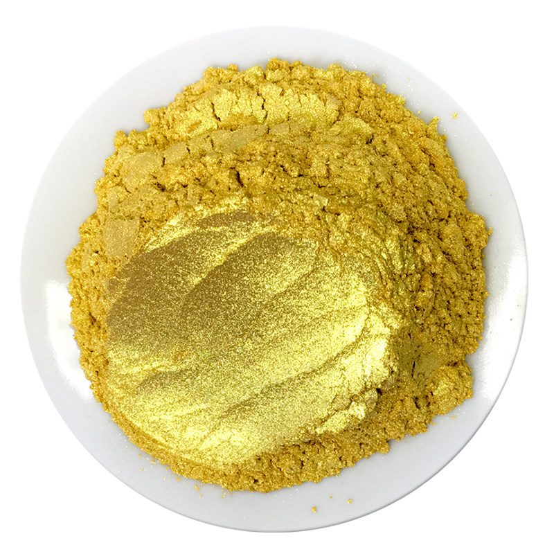 进口超亮金粉3000目默克金24K金粉寺庙佛像牌匾对联彩墨 包邮送笔