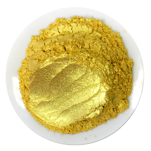 进口超亮金粉3000目默克金24K金粉寺庙佛像牌匾对联彩墨 包邮送笔