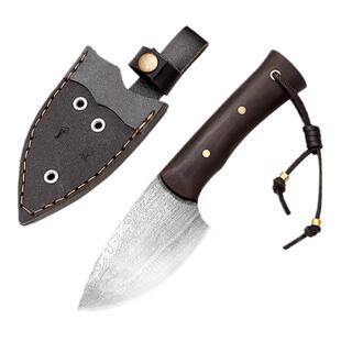 李麻子覆土烧刃花纹钢旬阿昌族多用小菜刀锻打迷你型水果刀具厨房