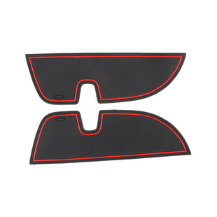 适用于17-23款丰田超霸4runner门槽垫改装内饰水杯垫储物格防尘垫