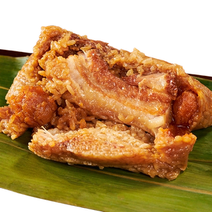 叶聚兴新鲜粽子蛋黄肉粽上海枫泾嘉兴大肉粽五花肉棕当天现包