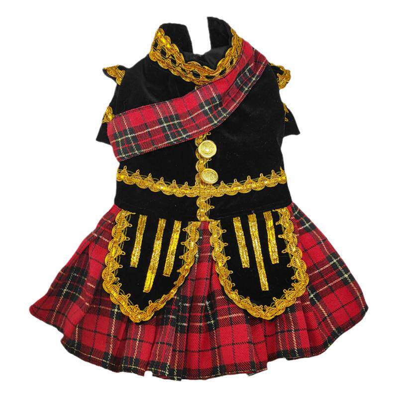 苏格兰风格狗狗礼服私宠手作