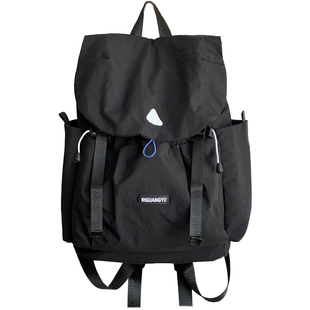 韩版ins水洗尼龙日常百搭轻便双肩背包户外便携通勤休闲学生书包