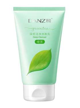 丹姿洁面乳绿茶控油补水保湿