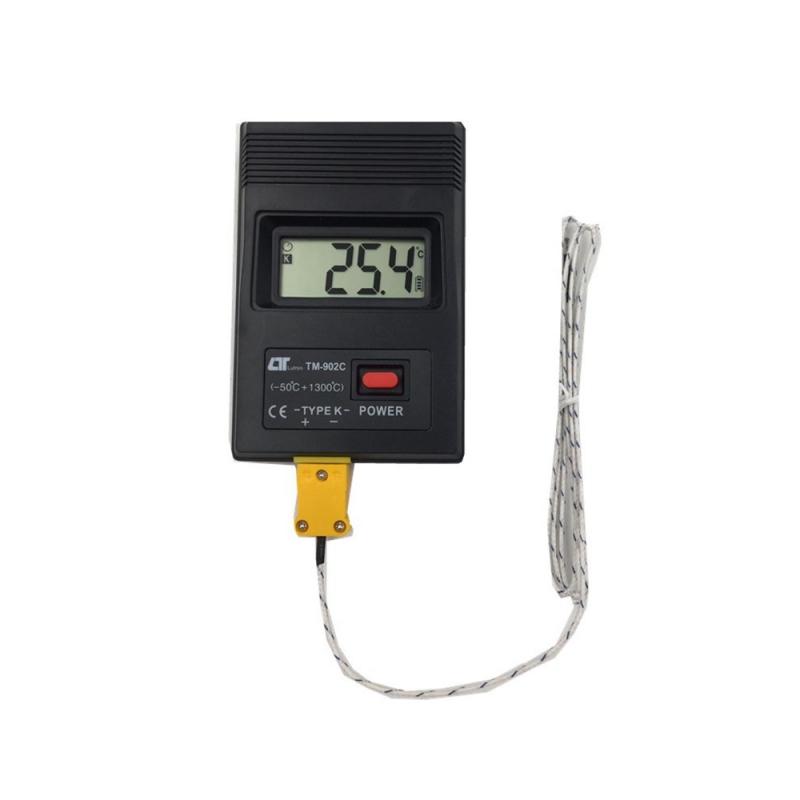 TM902C便携数显电子温度计K型热偶高温-50-1300℃表面铠装测温仪