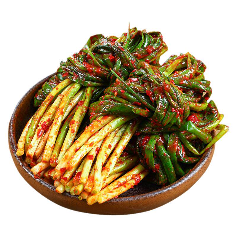 崔奶奶香葱泡菜延边韩式风味腌制小香葱泡菜 韩国泡菜 辣白菜