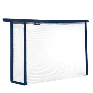 金得利文件袋立体EVA网格拉链袋文件包A4书本专用学科袋加厚大容量学生试卷收纳袋资料袋透明防水塑料袋