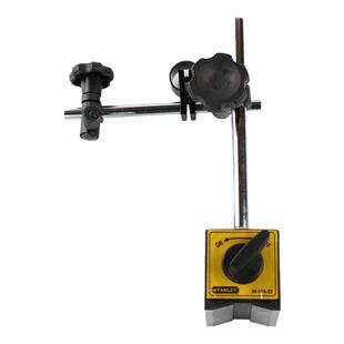 史丹利磁力表座百分表支架磁吸座磁性表座杠杆表高精度调节工业级
