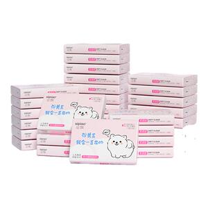 丝飘保湿乳霜纸巾新生宝宝实惠装家用擦手纸面巾纸便携装婴儿用纸