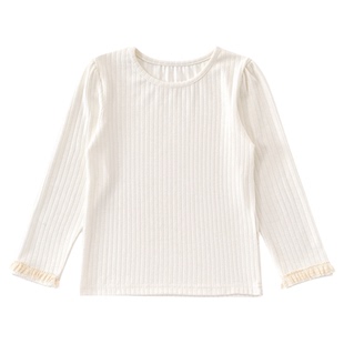 女童打底衫2026新款女孩长袖T恤夏季薄款女宝宝小童甜美T恤上衣潮