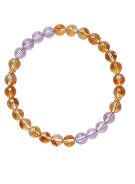 轻奢紫水晶黄塔晶转运本命年手串