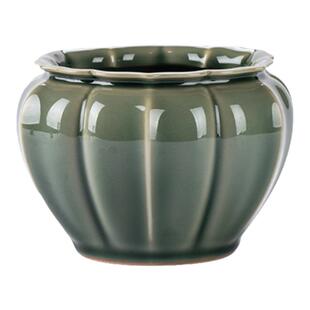 越窑青瓷茶洗手工陶瓷水洗杯洗复古水盂建水茶渣斗功夫茶具零配件