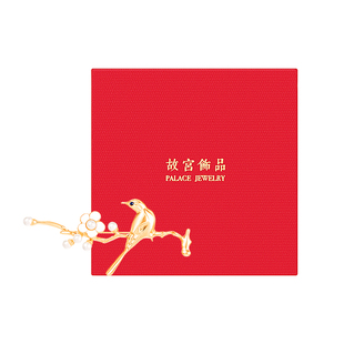 宫廷宝贝故宫文创宫梅顾盼胸针原创设计感别致女生日中式礼物