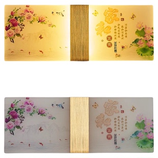 2025新款壁灯卧室床头灯客厅背景墙壁画灯新中式楼梯灯装饰房间灯