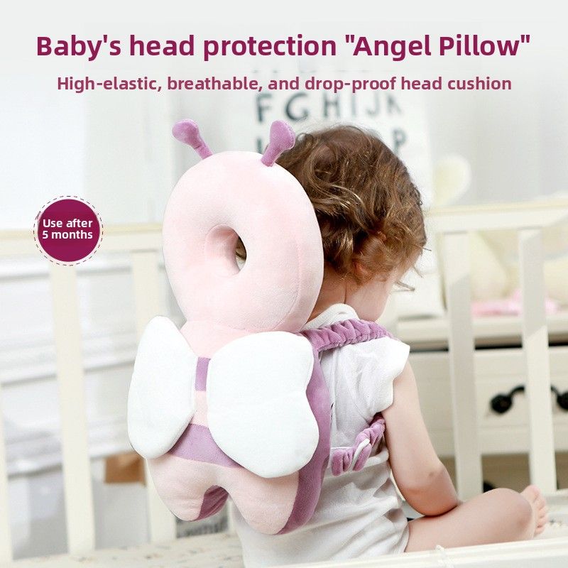 婴儿防摔神器宝宝护头帽枕头部学走路儿童学步防撞夏季透气保护垫