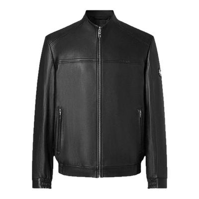 KARL LAGERFELD卡尔拉格斐2025秋季新款羊皮皮衣商务绅士男装夹克