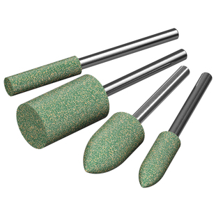 贝利打磨头芝麻磨头片抛光金属不锈钢玉石模具橡皮海绵3mm柄