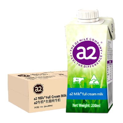 a2澳洲全脂纯牛奶