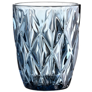 创意无铅玻璃杯高级感轻奢水杯冷饮酒杯耐高温茶杯酒店商用漱口杯