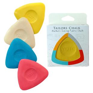 彩色硬质划粉裁衣划粉裁缝制衣DIY划线粉饼记号粉笔缝纫辅助工具