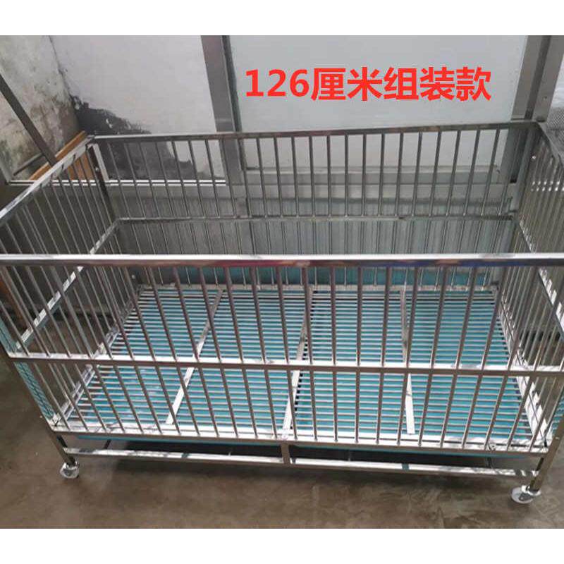 不锈钢可折叠狗笼子狗狗展示笼展台宠物狗跑床产床中大型犬小型犬