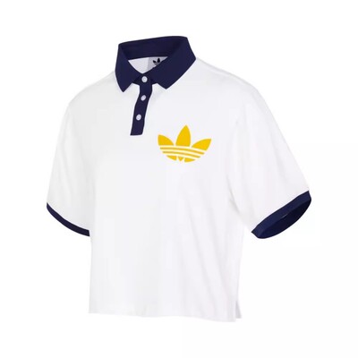 阿迪达斯运动休闲网球风POLO衫