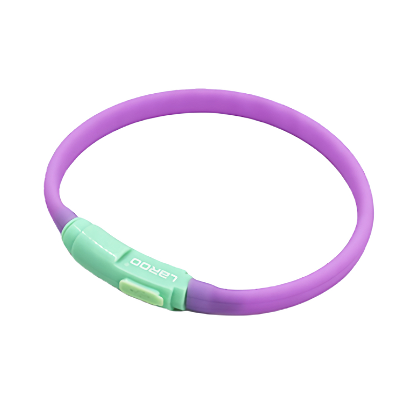 莱诺宠物小狗狗猫咪夜间发光脖子项圈大型犬夜晚遛狗防走失夜行灯