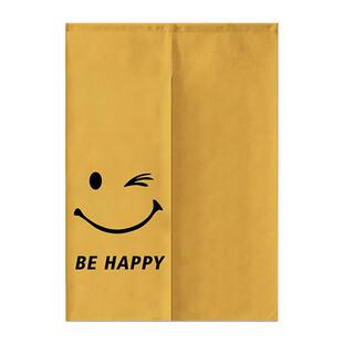 ins风布门帘家用装饰挂帘厨房卫生间遮挡帘隔断帘半帘短布帘卡通