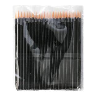 美甲一次性笔刷便携式晕染次抛笔刷免洗填缝拉线尖头笔美甲店工具