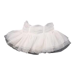 CBXLAB街舞潮牌白色芭比网纱辣妹跳舞腰搭kpop街头爵士穿搭饰品潮