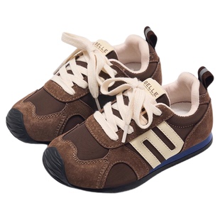 百丽童鞋男童运动鞋阿甘鞋大童秋冬季新款儿童德训鞋女童低帮板鞋