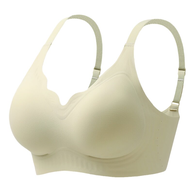 小胸显大聚拢内衣女平胸专用加厚手掌杯软支撑收副乳无钢圈文胸罩