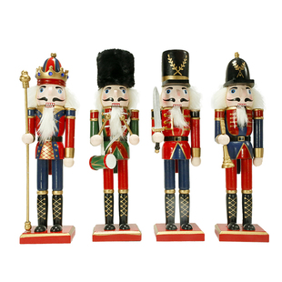 胡桃夹子锡兵士兵国王装饰摆件男孩女孩生日礼物圣诞节咖啡面包店